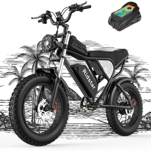 1200W Electric Fat Tire Bike – 20", 48V 20Ah, 32mph, 7-Speed