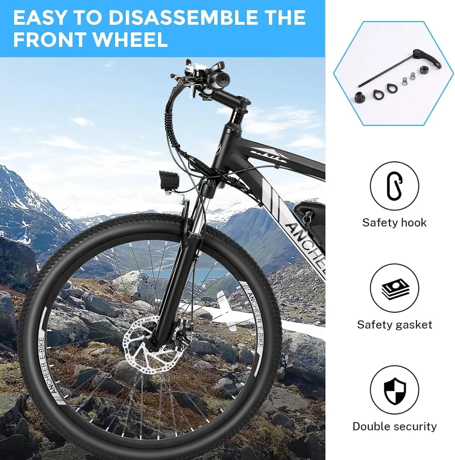 500W Electric Mountain Bike – 27.5", 48V 10.4Ah, Fast Charge - Image 11