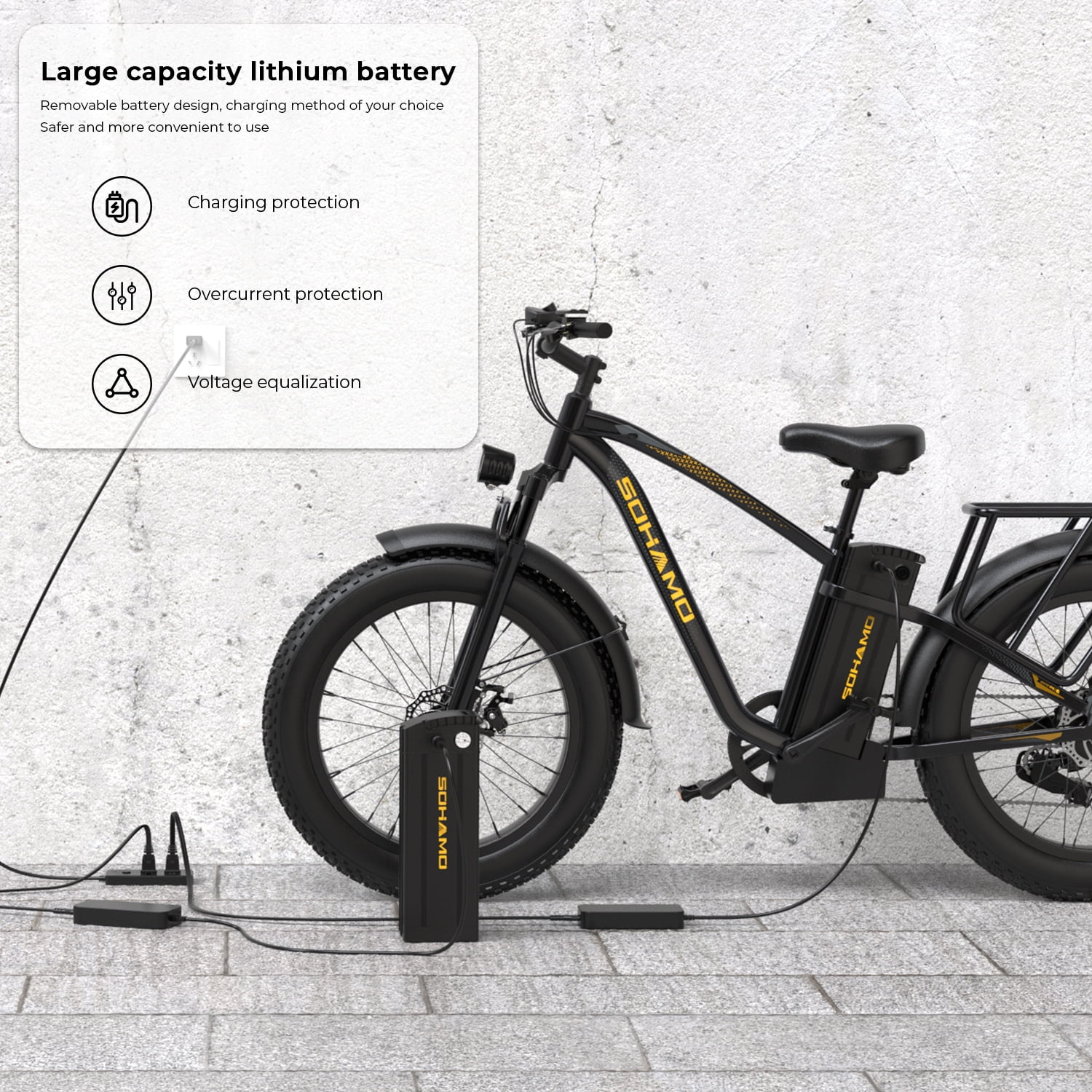 750W Fat Tire Electric Bike – 26×4, 48V 15Ah, 7-Speed - Image 8