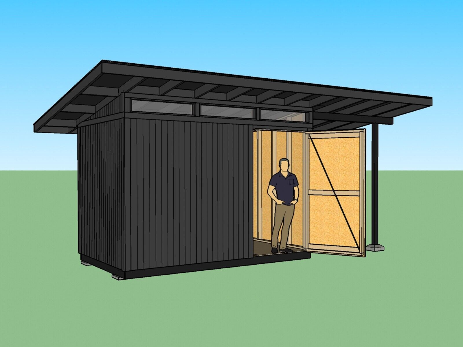 10×12 Modern Shed Plans – 55-Page Step-by-Step DIY Blueprint Guide - Image 5