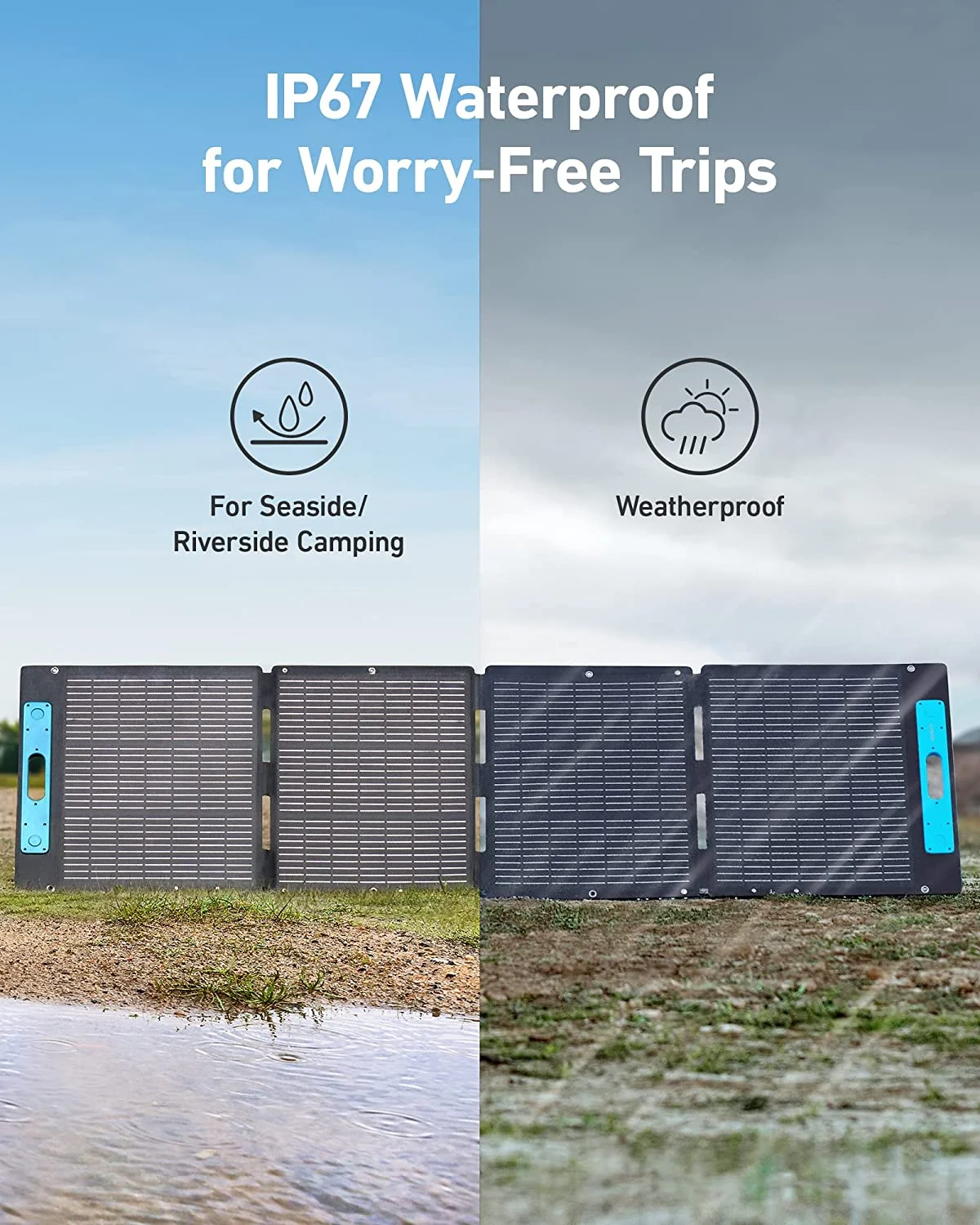 Solar Generator – F2000, 2048Wh with 5×200W Panels - Image 3