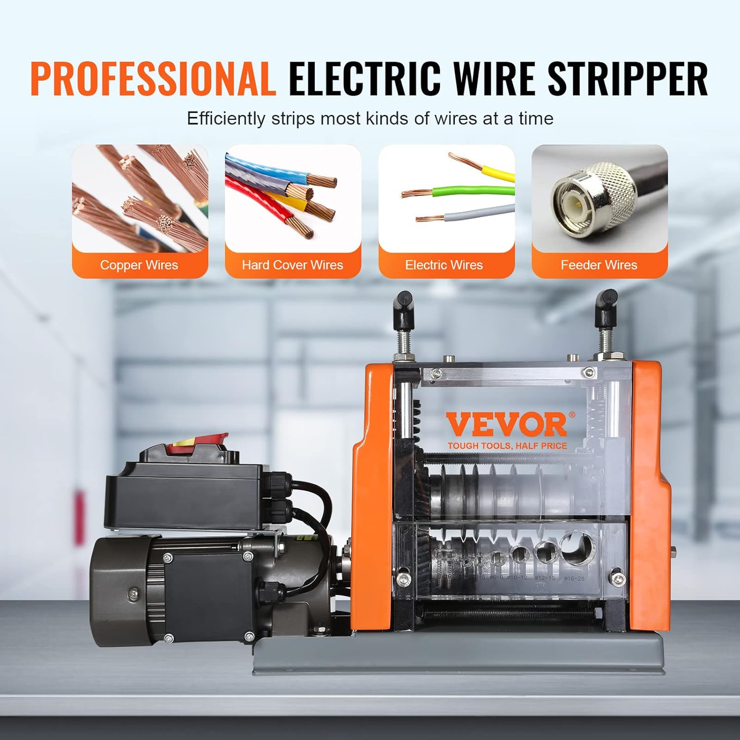 Automatic Electric Wire Stripping Machine - 0.06-0.98in - Image 2