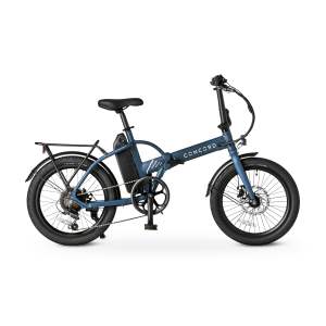 20" Urbanfold Electric Folding Bike, 36V, Class 2, Blue, Fits Riders 4'11" - 6'2", Adult, Unisex