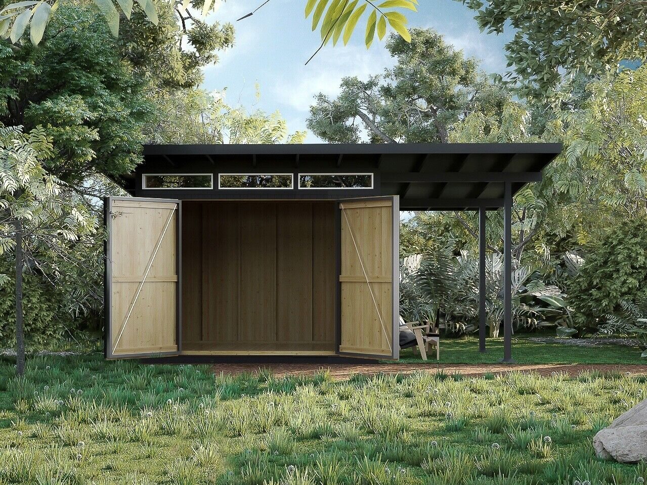 10×12 Modern Shed Plans – 55-Page Step-by-Step DIY Blueprint Guide