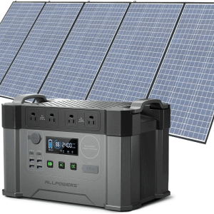Solar Generator Kit – S2000, 2000W 1500Wh with 400W Foldable Panel