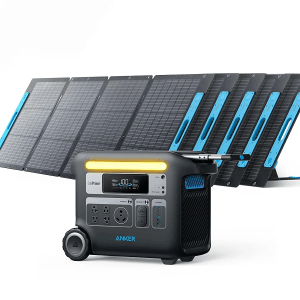 Solar Generator – F2000, 2048Wh with 5×200W Panels
