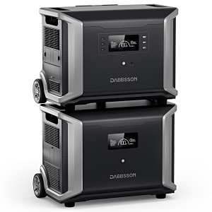 DBS3500 Power Station 8750Wh 3600W (Surge 7200W) with Expansion Battery DBS5300B Solar Generator for Home Backup, Power Outage