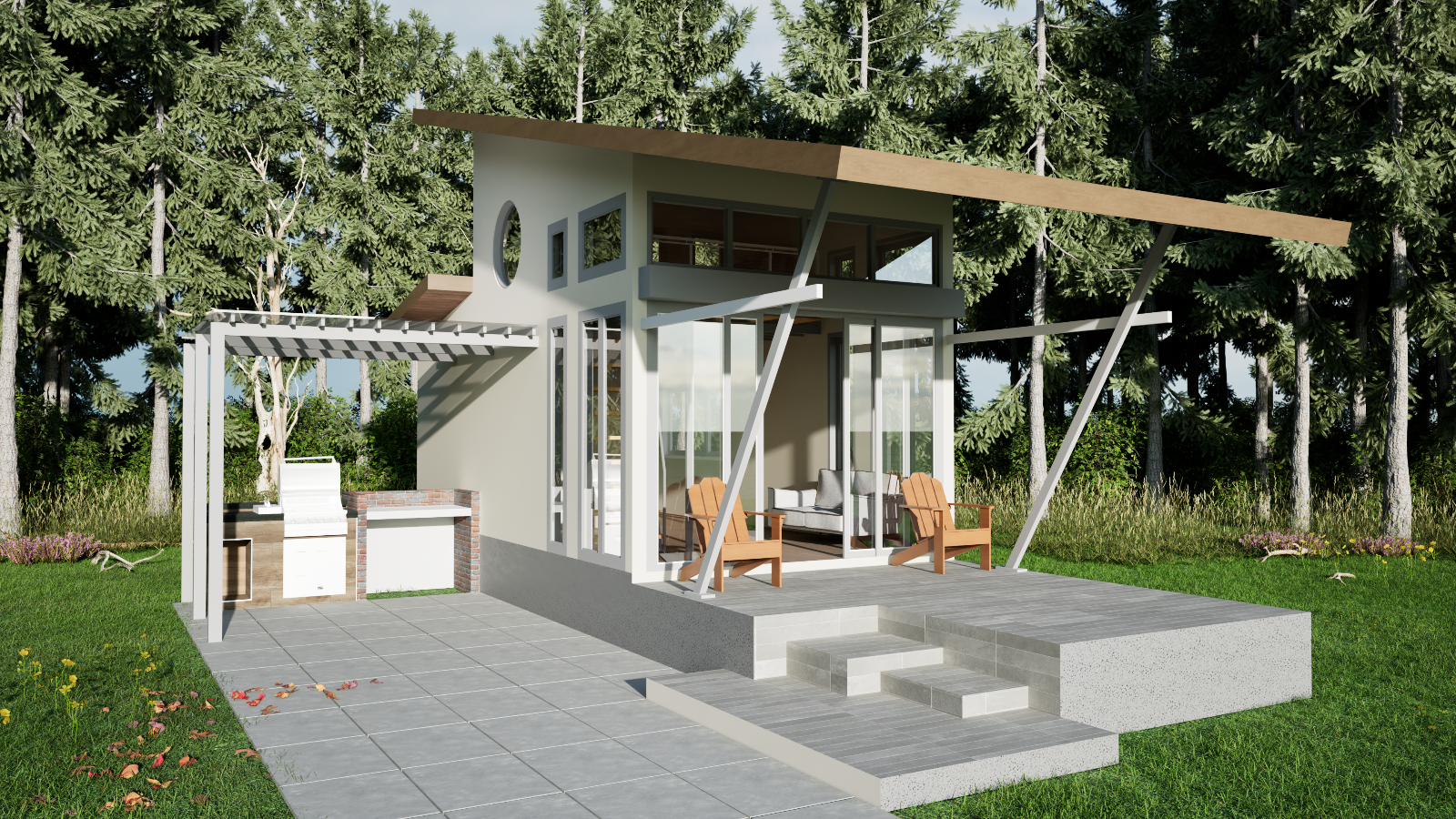 Custom Two Story Cottage House Plan 13’ X 25’ with Images, Free CAD & PDF File - Image 2