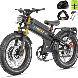 A9 PRO MAX 6000W Dual Motor Electric Bike for Adults｜60V 70/80Ah High-Capacity Battery｜45Mph Long Range Electric Bike｜Premium Adult Ebikes with Powerful Performance