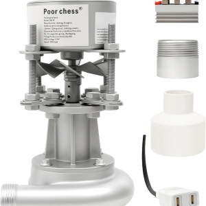 Micro-Hydroelectric Generator, 110V 500W Portable Turbine Generator with Bearing for Stable Rotation 2L/S Water Flow Rate Hydro Power Station