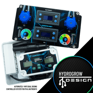 Hydrogrow Design Smart Wifi Ph EC Controller with Automated Dual Dosing System