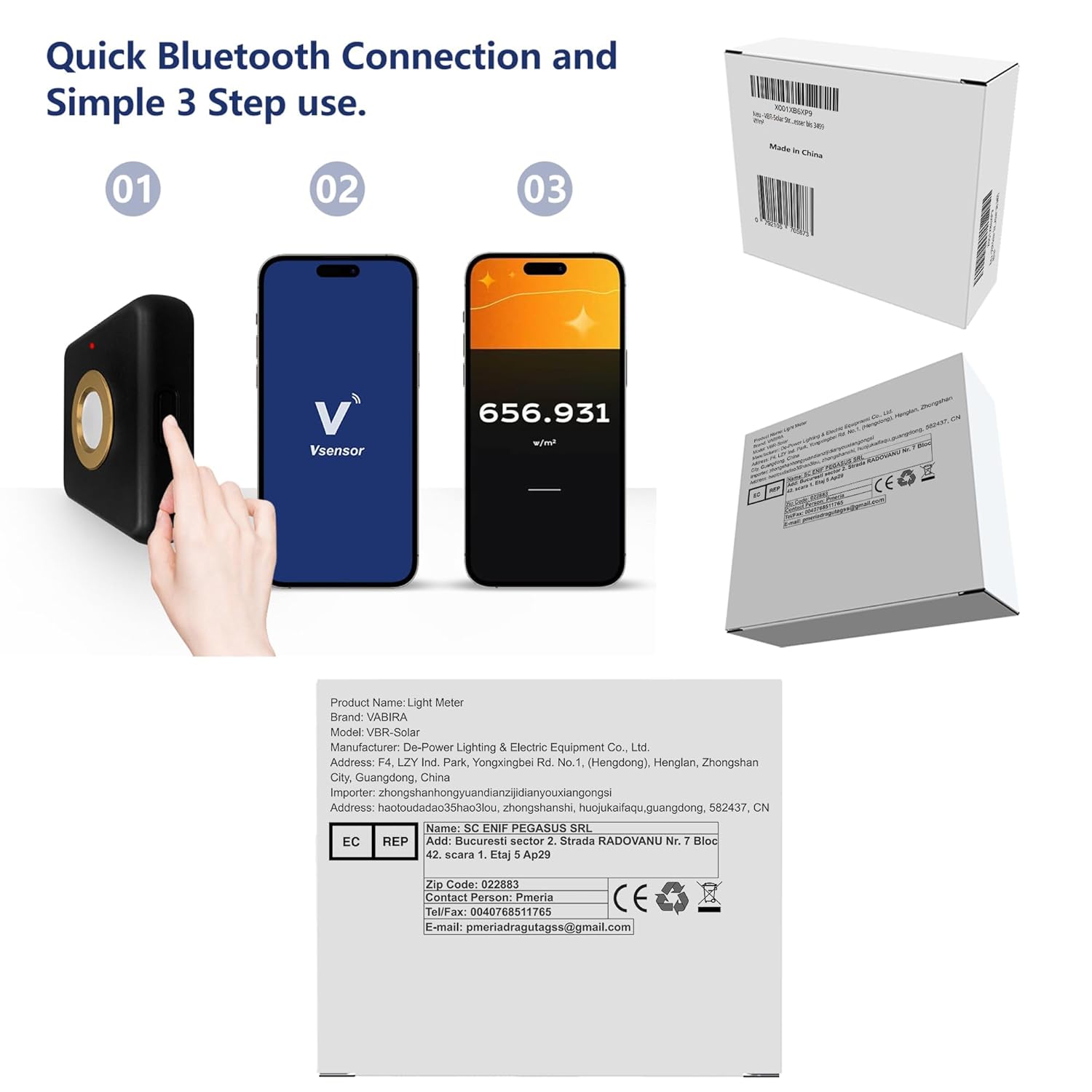 Vbr-Solar Irradiance Meter up to 3499 W/M² - Image 5