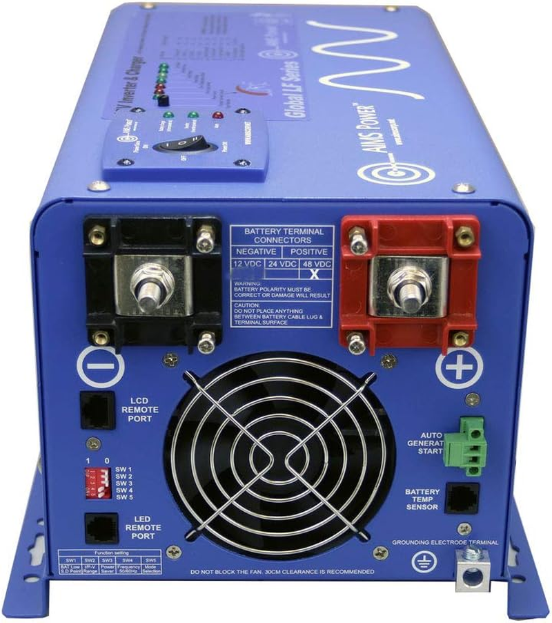 6000 Watt 48 VDC Pure Sine Inverter Charger 120 & 240 Split Phase VAC Output 60A Charger 40A Transfer Switch PICOGF60W48V240VS - Image 3