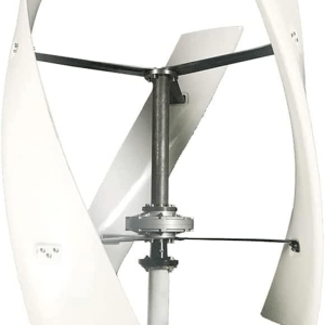 12000W Vertical Wind Turbine Wind Generator, Home Use Wind Turbines White 3 Blade with MPPT Charge Controller