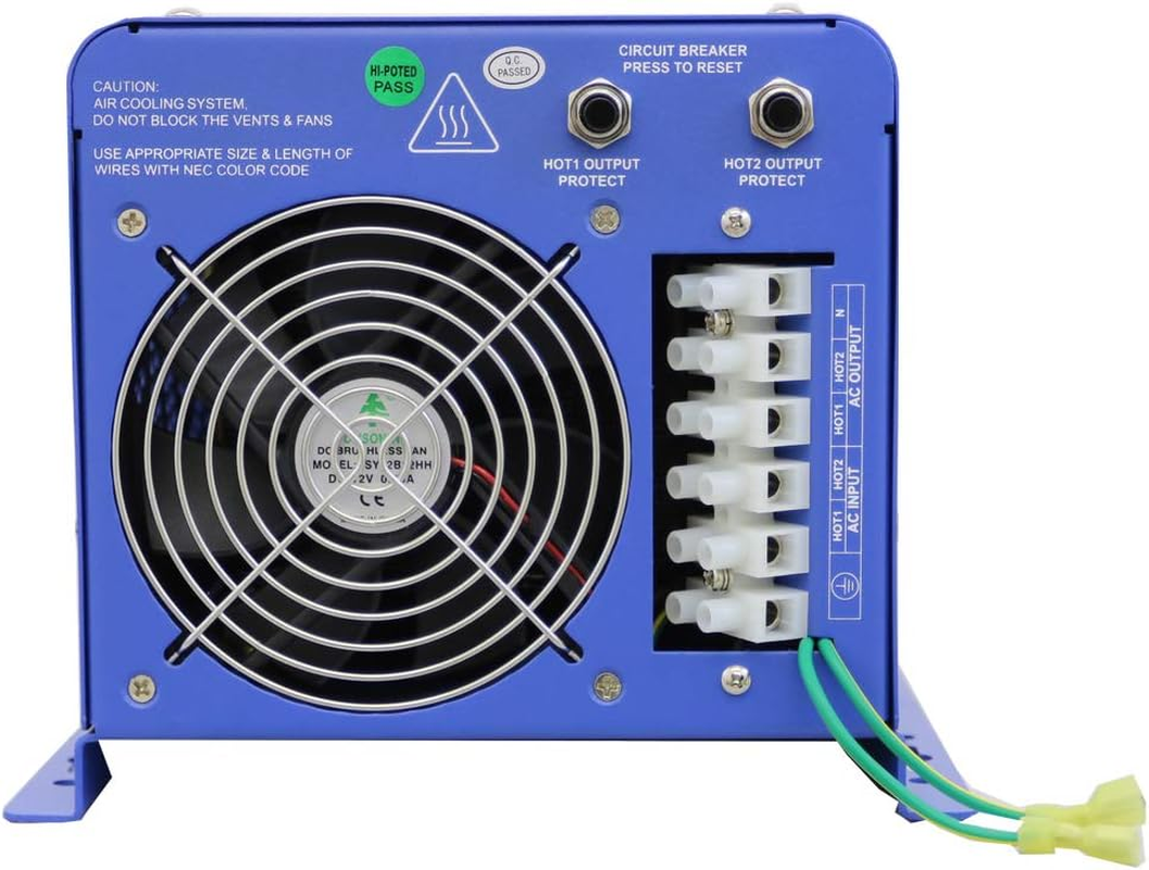 6000 Watt 48 VDC Pure Sine Inverter Charger 120 & 240 Split Phase VAC Output 60A Charger 40A Transfer Switch PICOGF60W48V240VS - Image 5