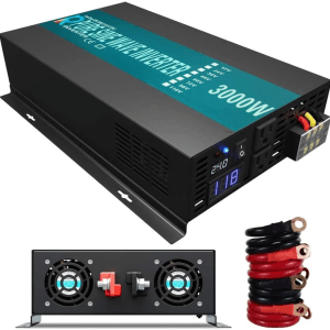 Reliable 3000W Pure Sine Wave Solar Power Inverter 24V 110-120V 60Hz with LED Display (Black) Solar System (Rbp-3000S-Ledblack)