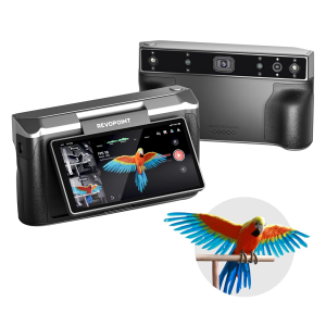 MIRACO Pro Wireless 3D Scanner for 3D Printing, All-In-One Handheld 3D Printer Scanner, up to 0.02 Mm Precision, Full Color Scan Support for Small to Large Objects, 32GB RAM