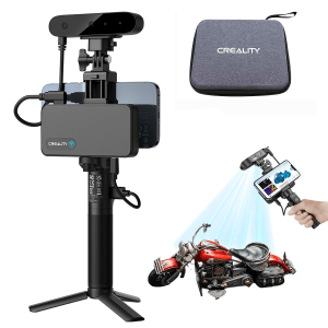 CR Scan Ferret Pro 3D Scanner for 3D Printing, Handheld Wireless 3D Scanner with RGB Camera, 0.1Mm Accuracy, Anti-Shake Tracking, Compatible with PC, Ios, Android